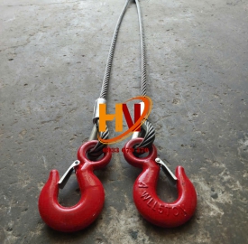 SLING CÁP THÉP 2 CHÂN D16MM X 1.5M