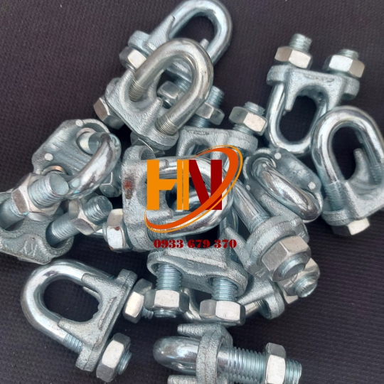 Ốc siết cáp mạ kẽm phi 5