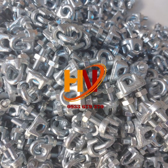 Ốc siết cáp mạ kẽm phi 5