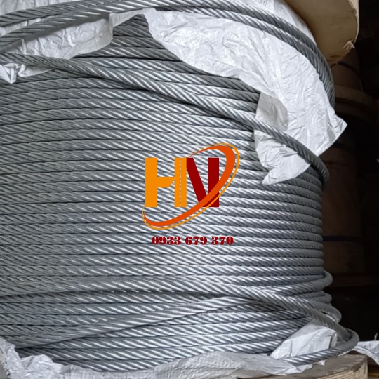 Cáp thép mạ kẽm 14mm