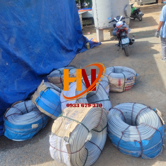 Cáp Thép Bọc Nhựa Căng Lưới Ao Tôm