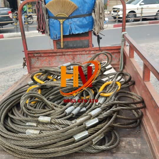 Cáp Thép chầu bấm chì 