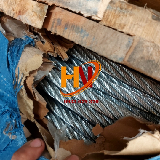 Cáp thép mạ kẽm 12mm