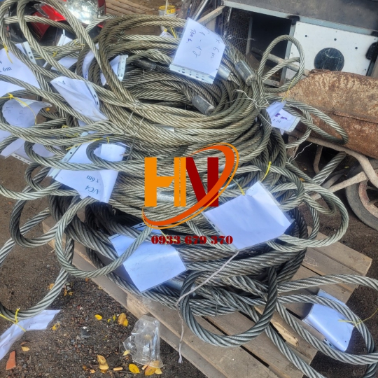 Cáp Thép chầu bấm chì 