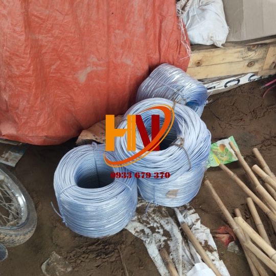 Cáp Thép Bọc Nhựa Căng Lưới Ao Tôm