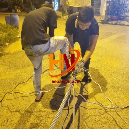 CÁP THÉP D36MM CHẦU (TẾT) 2 ĐẦU VÒNG
