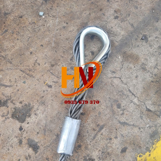 CÁP THÉP CHẦU BẤM CHÌ CÓ BẸN LÓT CÁP