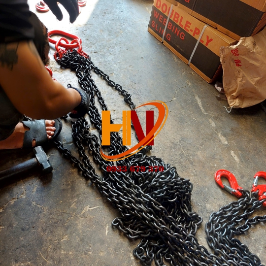 SLING XÍCH CẨU HÀNG 4 CHÂN | NHẬN RÁP THEO KÍCH THƯỚC YÊU CẦU CỦA KH