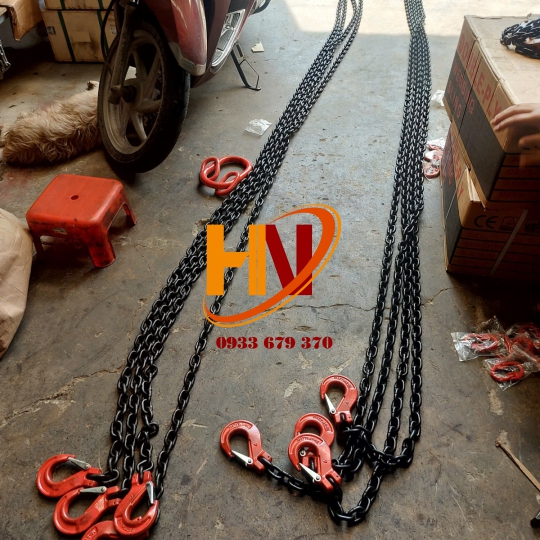 SLING XÍCH CẨU HÀNG 4 CHÂN | NHẬN RÁP THEO KÍCH THƯỚC YÊU CẦU CỦA KH