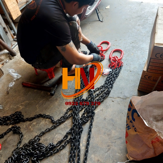 SLING XÍCH CẨU HÀNG 4 CHÂN | NHẬN RÁP THEO KÍCH THƯỚC YÊU CẦU CỦA KH