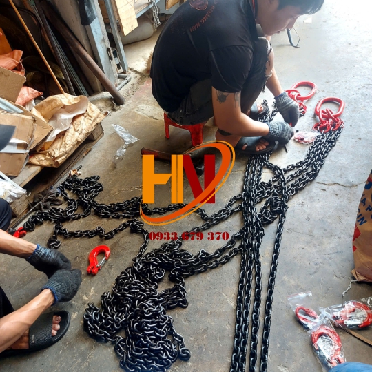SLING XÍCH CẨU HÀNG 4 CHÂN | NHẬN RÁP THEO KÍCH THƯỚC YÊU CẦU CỦA KH