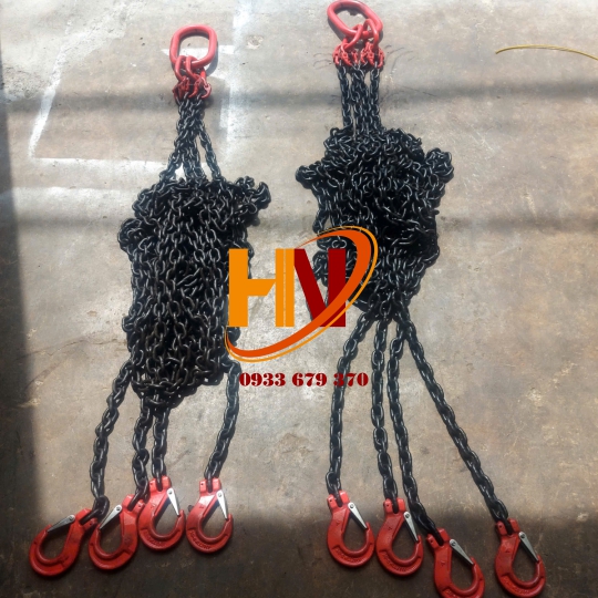 SLING XÍCH CẨU HÀNG 4 CHÂN | NHẬN RÁP THEO KÍCH THƯỚC YÊU CẦU CỦA KH