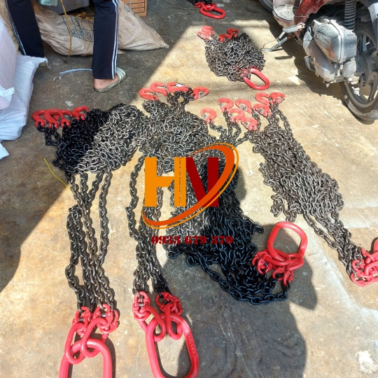 SLING XÍCH CẨU HÀNG 4 CHÂN | NHẬN RÁP THEO KÍCH THƯỚC YÊU CẦU CỦA KH