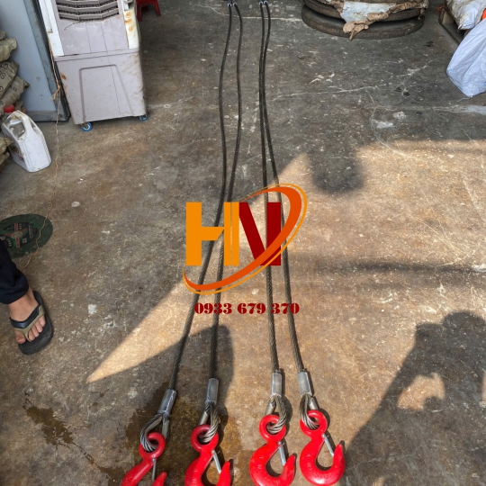 SLING CÁP THÉP CẨU HÀNG 2 CHÂN | NHẬN GIA CÔNG THEO YÊU CẦU KHÁCH HÀNG