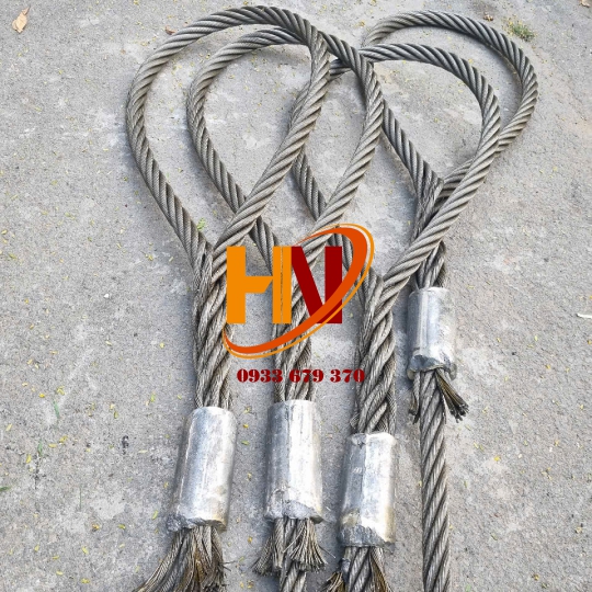 CÁP THÉP D48MM CHẦU BẤM CHÌ 2 ĐẦU 