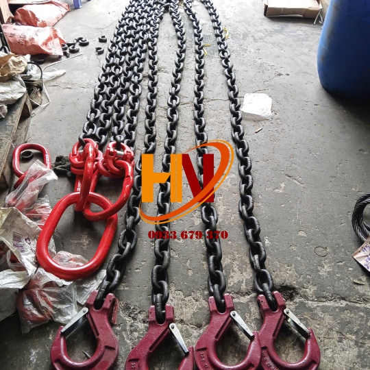 Sling Xích 4 Chân Phi 22 x 6 Mét  ,Giải Pháp Nâng Hạ Đa Năng và An Toàn Tuyệt Đối