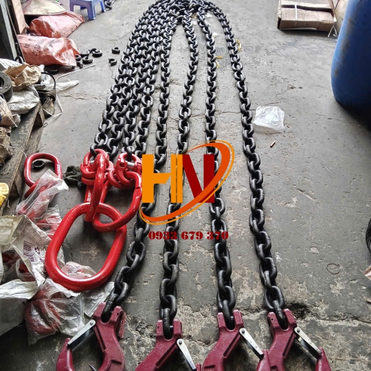 Sling Xích 4 Chân Phi 22 x 6 Mét  ,Giải Pháp Nâng Hạ Đa Năng và An Toàn Tuyệt Đối