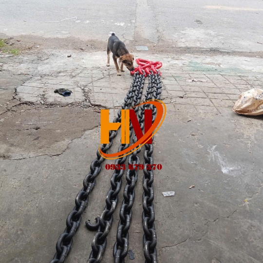 Sling Xích 4 Chân Phi 22 x 6 Mét  ,Giải Pháp Nâng Hạ Đa Năng và An Toàn Tuyệt Đối