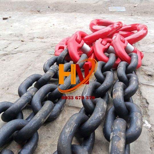 Sling Xích 4 Chân Phi 22 x 6 Mét  ,Giải Pháp Nâng Hạ Đa Năng và An Toàn Tuyệt Đối