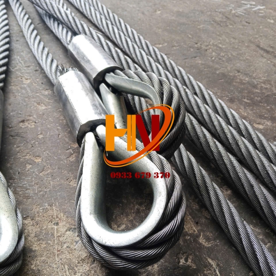 DÂY CÁP THÉP BẤM CHÌ MẮT CỨNG ( BẤM CHÌ CÓ BẸN LÓT CÁP)