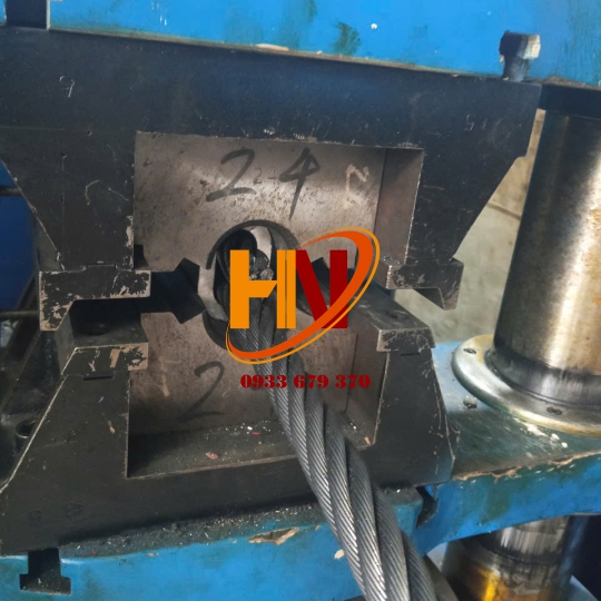 DÂY CÁP THÉP BẤM CHÌ MẮT CỨNG ( BẤM CHÌ CÓ BẸN LÓT CÁP)